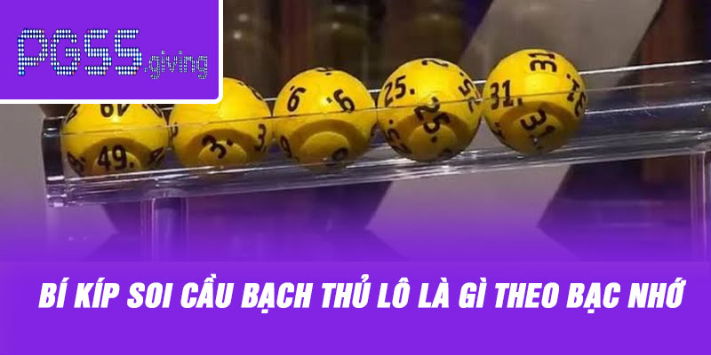 Bí kíp soi cầu bạch thủ lô là gì theo bạc nhớ
